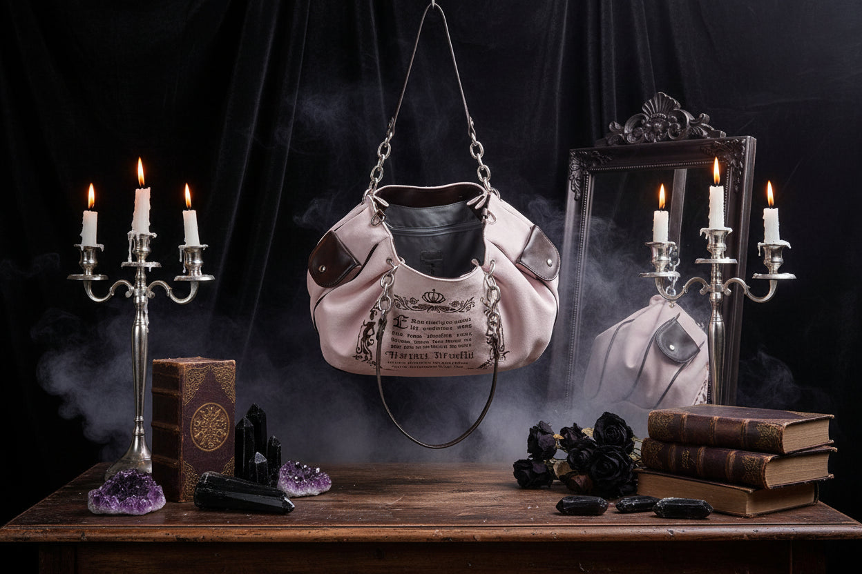 Vintage Fantasy Bag - Sorceress Sanctuary Brown-Pink