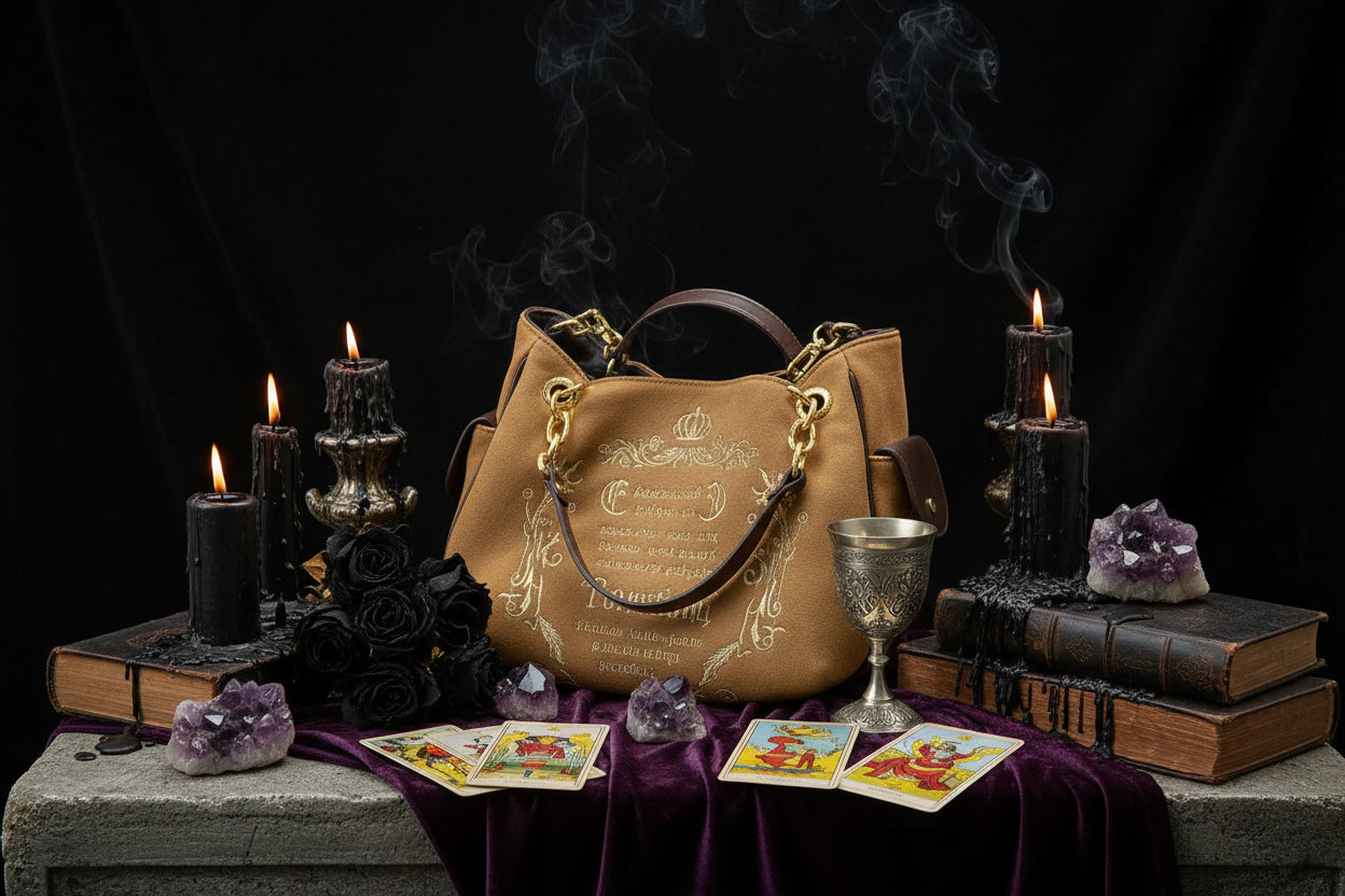 Vintage Fantasy Bag - Sorceress Sanctuary Brown-Pink