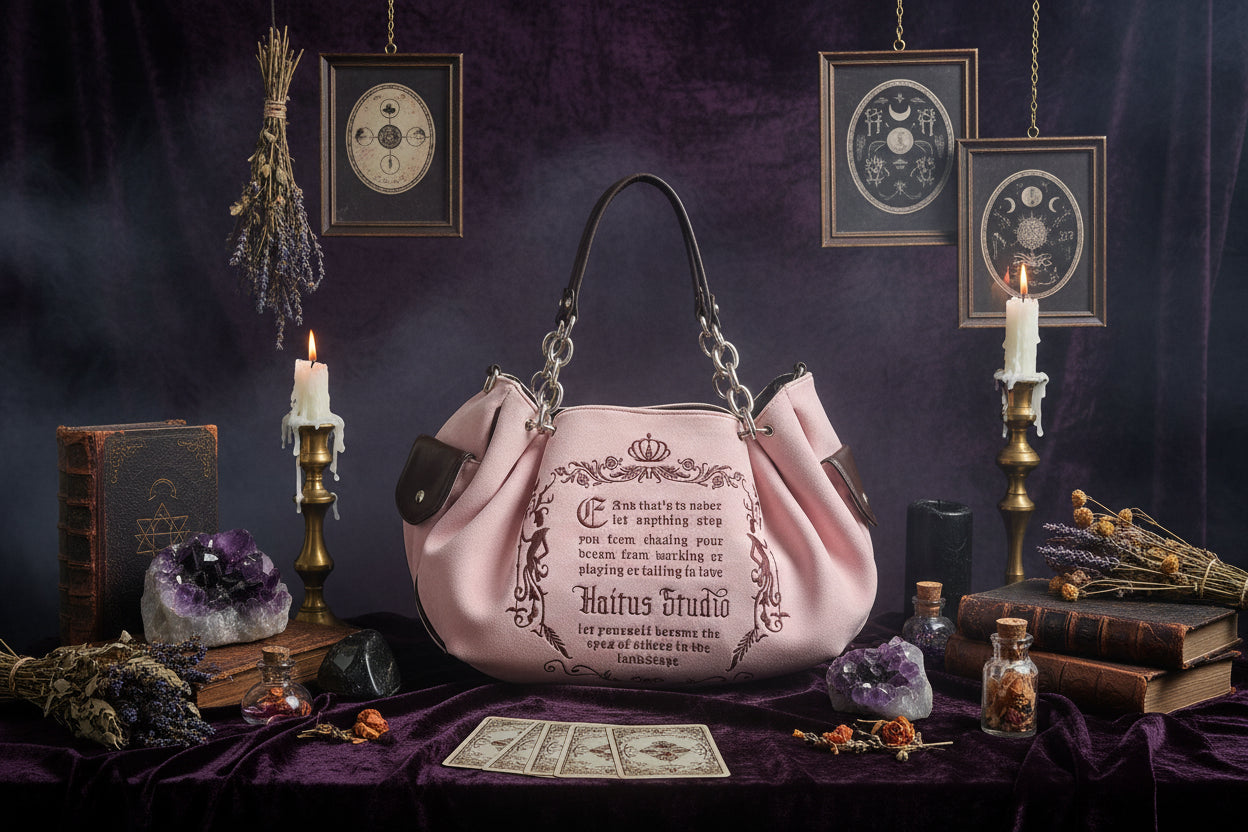Vintage Fantasy Bag - Sorceress Sanctuary Brown-Pink