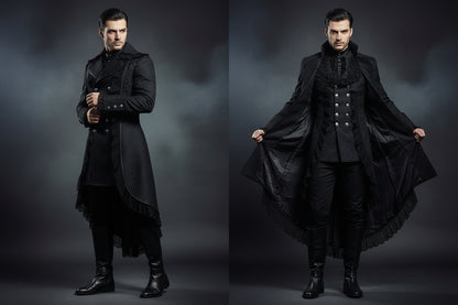 Vintage Tuxedo Jacket - Sorceress Sanctuary Black / S-Black / M-Black / L-Black / XL-Black / 2XL