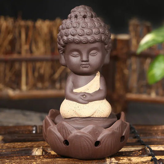 Lotus Buddha Incense Holder