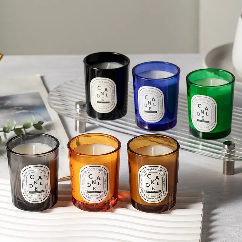 Aromatherapy Aura Candle Glass