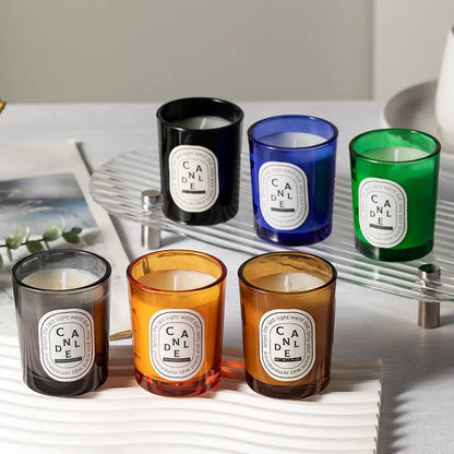 Aromatherapy Aura Candle Glass