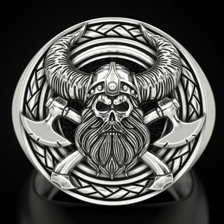 Viking Skull Ring
