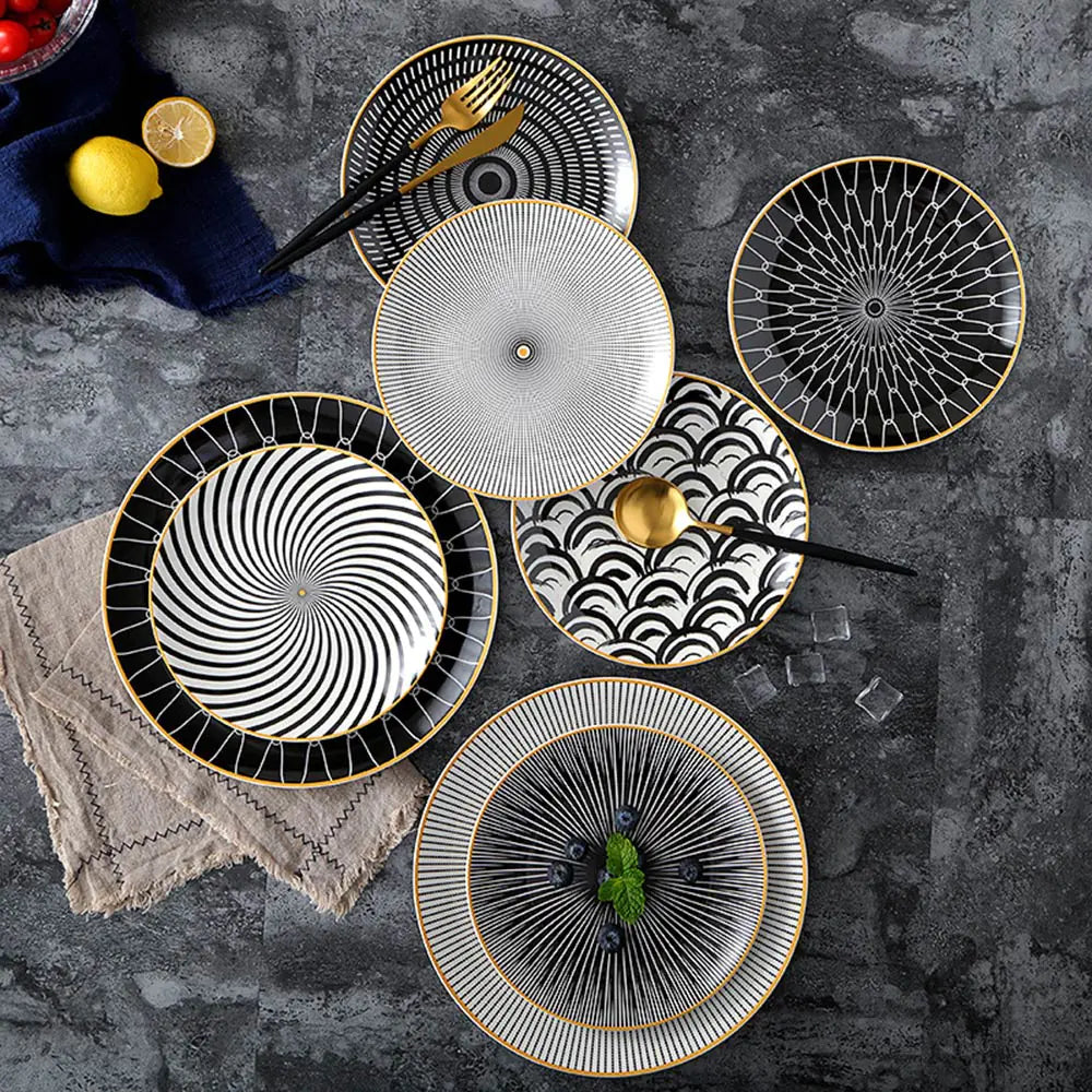Nordic Ceramic Dishes Set Sorceress Sanctuary