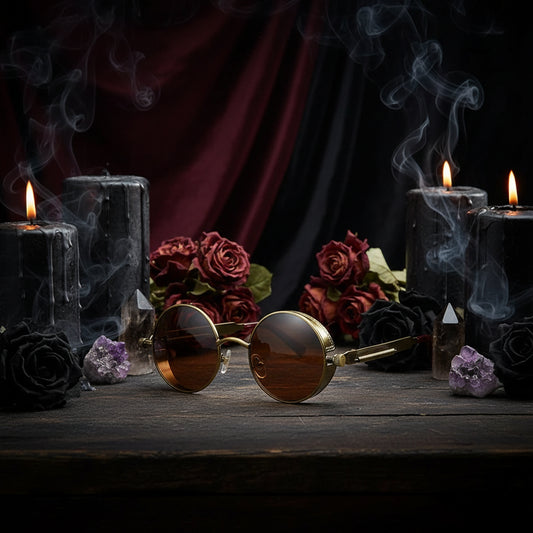 Punk Round Polarized Sunglasses Sorceress Sanctuary