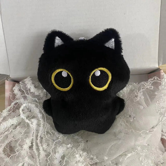 Black Cat Doll Plush Pendant