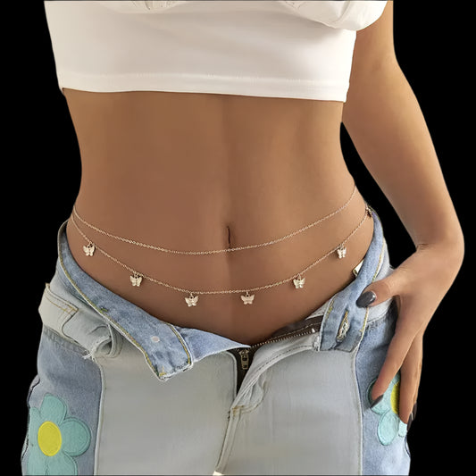 Women's Butterfly Waist Chain