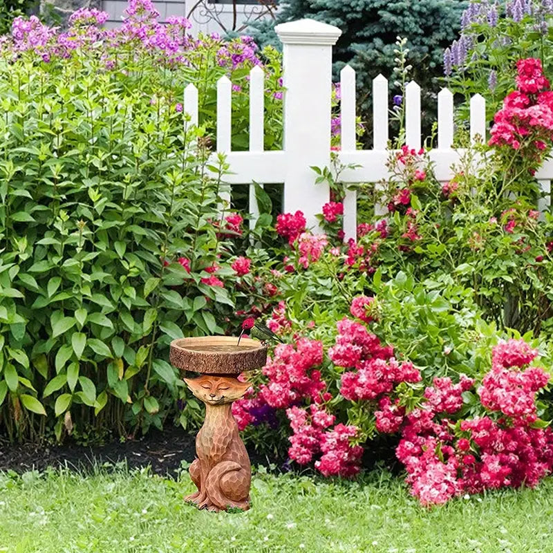 Enchanted Forest Fox | Bird Bath