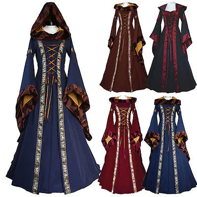 Victorian Steampunk Hooded Dress
