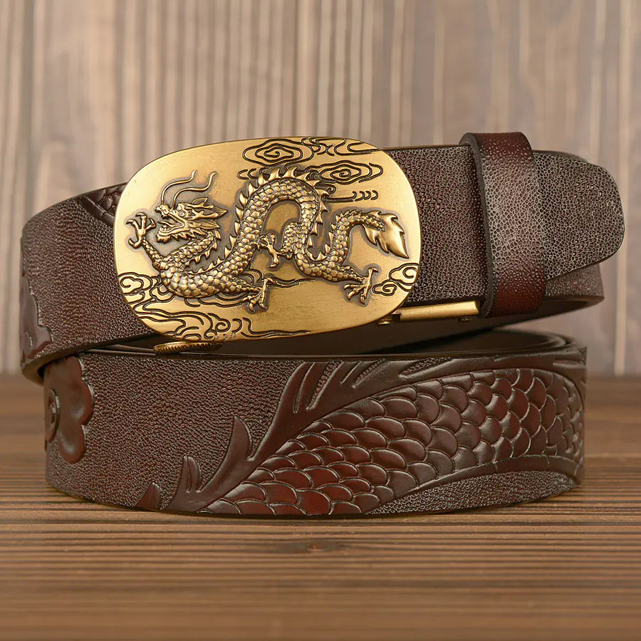 Dragon Leather Belt