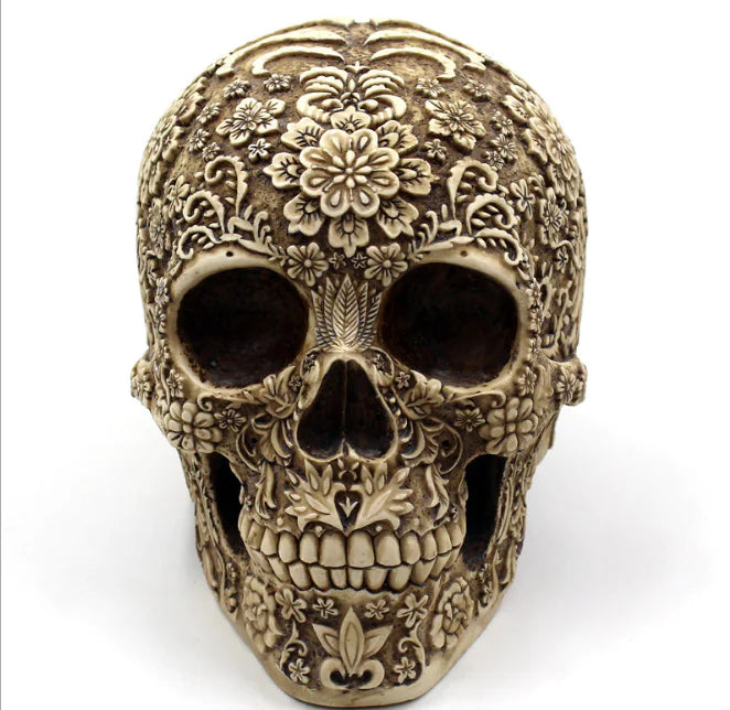 Mystical Floral Skull