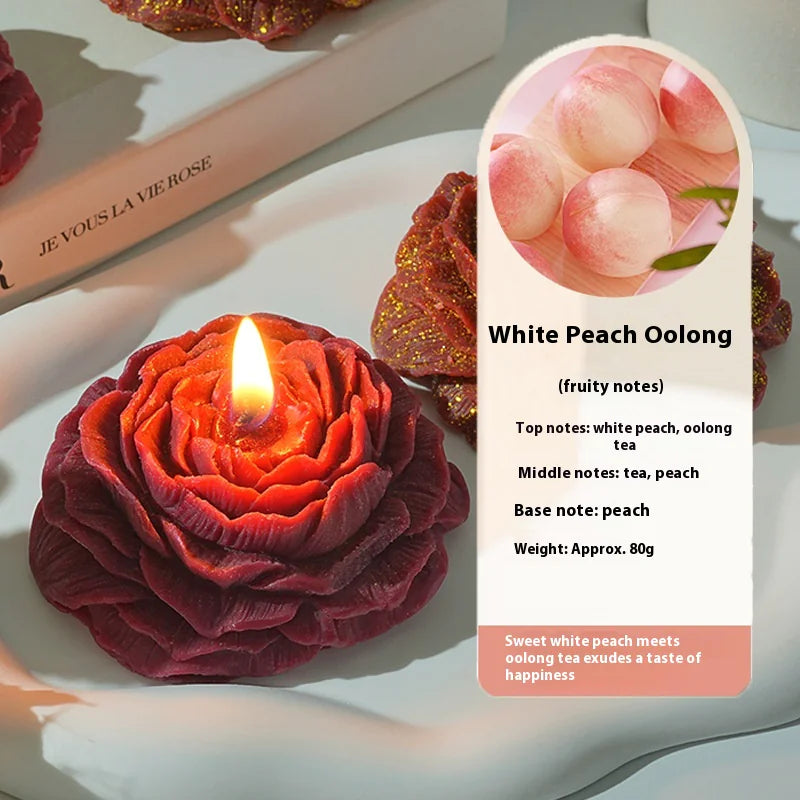 Gilding Peony Rose Handmade Aromatherapy Candle