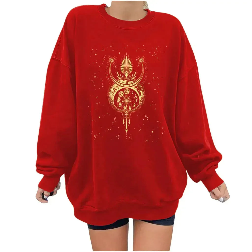 Wiccan Star Sweater - Sorceress Sanctuary Black / S-Black / M-Black / L-Black / XL-Black / 2XL