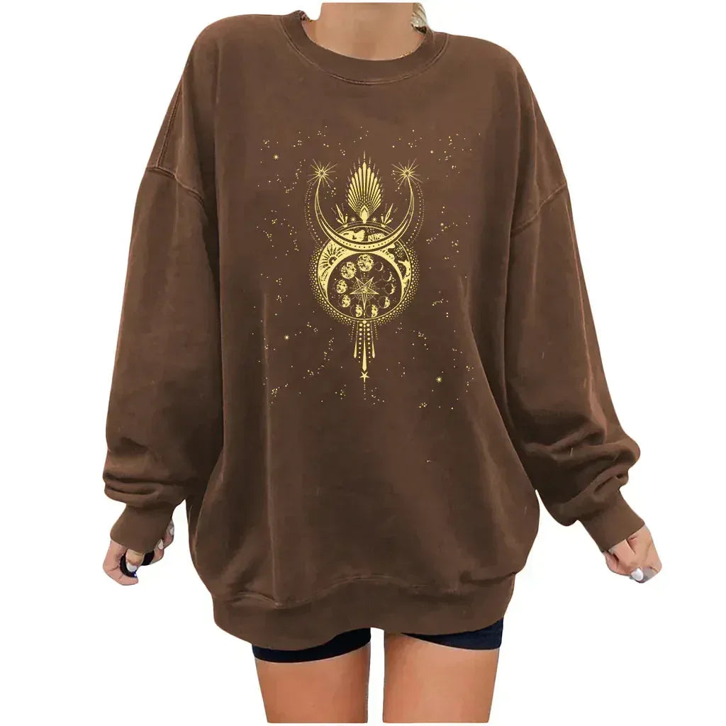 Wiccan Star Sweater - Sorceress Sanctuary Black / S-Black / M-Black / L-Black / XL-Black / 2XL