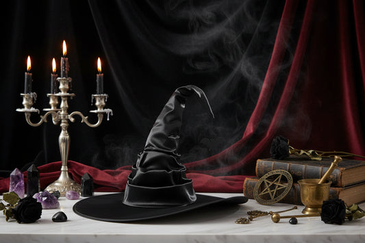 Wicked Witch Hat - Sorceress Sanctuary Spider style / Free size-Batwing style / Free size-Basic model / Free size