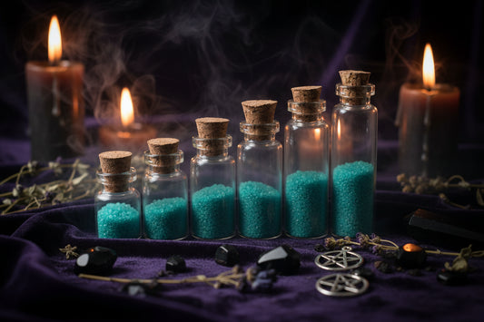 Wishing Bottles - Sorceress Sanctuary 12x18x6 cork-12x24x6 cork-12x28x6 cork-12x40x6 cork-12x35x6 cork