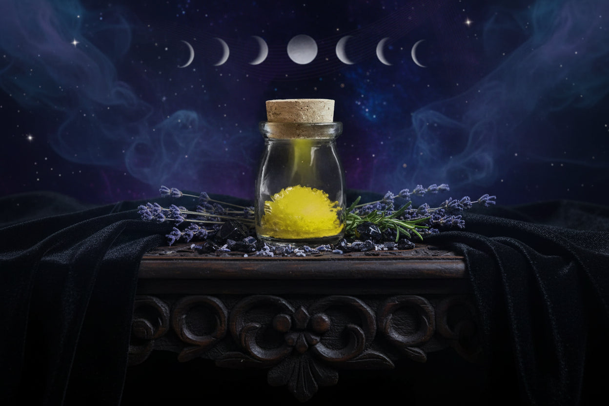 Wishing Crystal Bottles - Sorceress Sanctuary Purple-Blue-Red-Yellow-Green