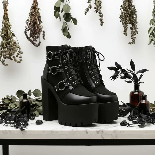 Witch Ascension Boots - Sorceress Sanctuary Black / 34-Black / 35-Black / 36-Black / 37-Black / 38
