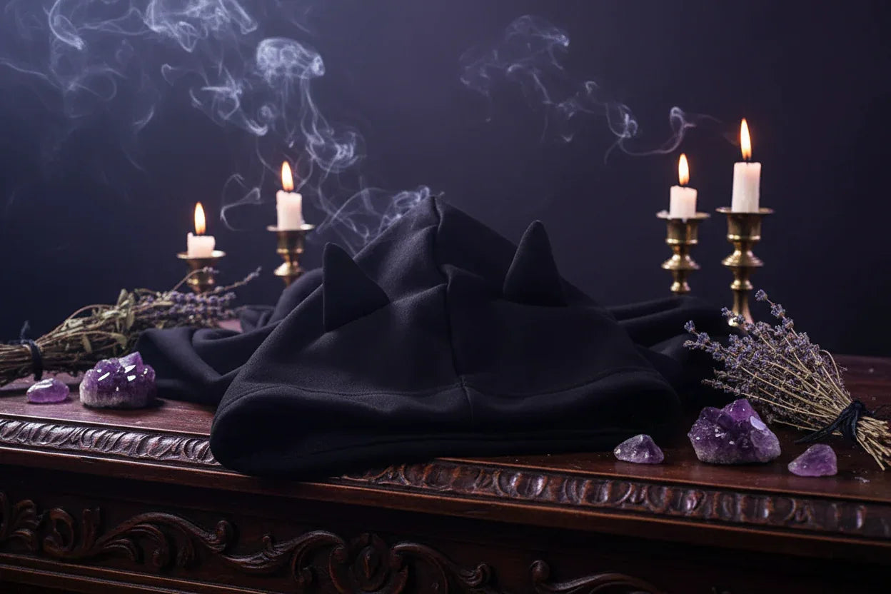 Witch Cat Hoodie - Sorceress Sanctuary A / S-A / M-A / L-A / XL