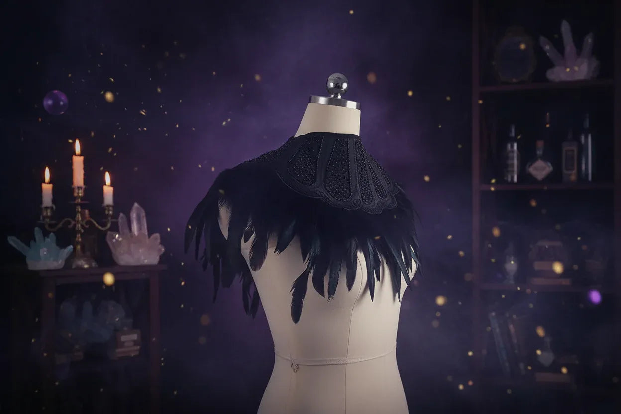 Witch Feather Cape - Sorceress Sanctuary 1
