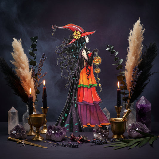 Witch Garden Sign - Sorceress Sanctuary 30X17.8cm-39X21.5cm