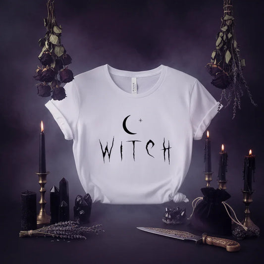 Witch Moon T-Shirt - Sorceress Sanctuary Black / S-Black / M-Black / L-Black / XL-Black / 2XL