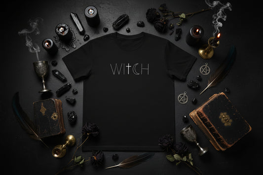 Witch Tee - Sorceress Sanctuary Grey / S-Grey / M-Grey / L-Grey / XL-Grey / XXL