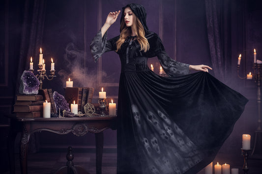 Witch Vampire Dress - Sorceress Sanctuary Clothing / S-Clothing / M-Clothing / L-Clothing / XL-Clothing / XXL