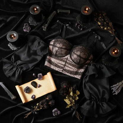 Witchy Lace Camisole - Sorceress Sanctuary black / S-black / M-black / L