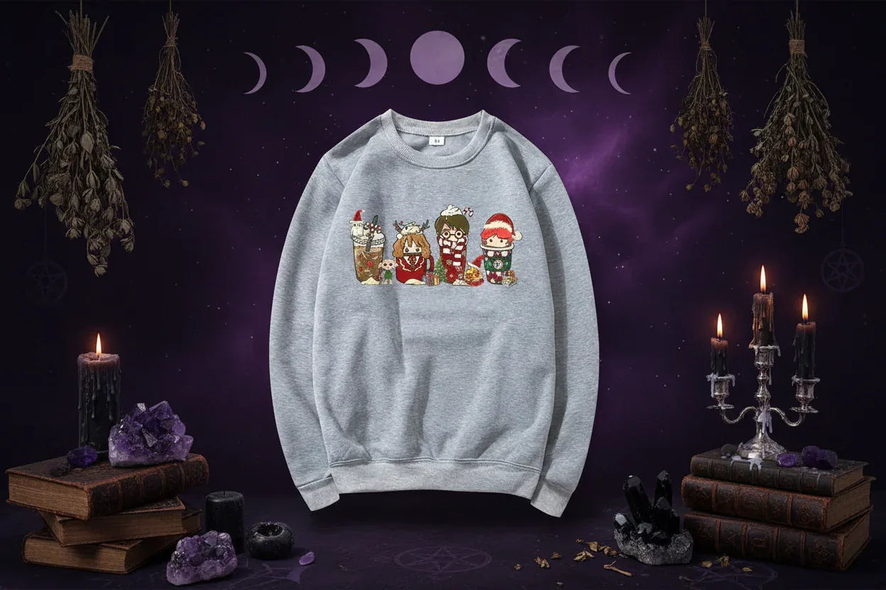 Wizard Sweatshirt - Sorceress Sanctuary Black / XS-Black / S-Black / M-Black / L-Black / XL