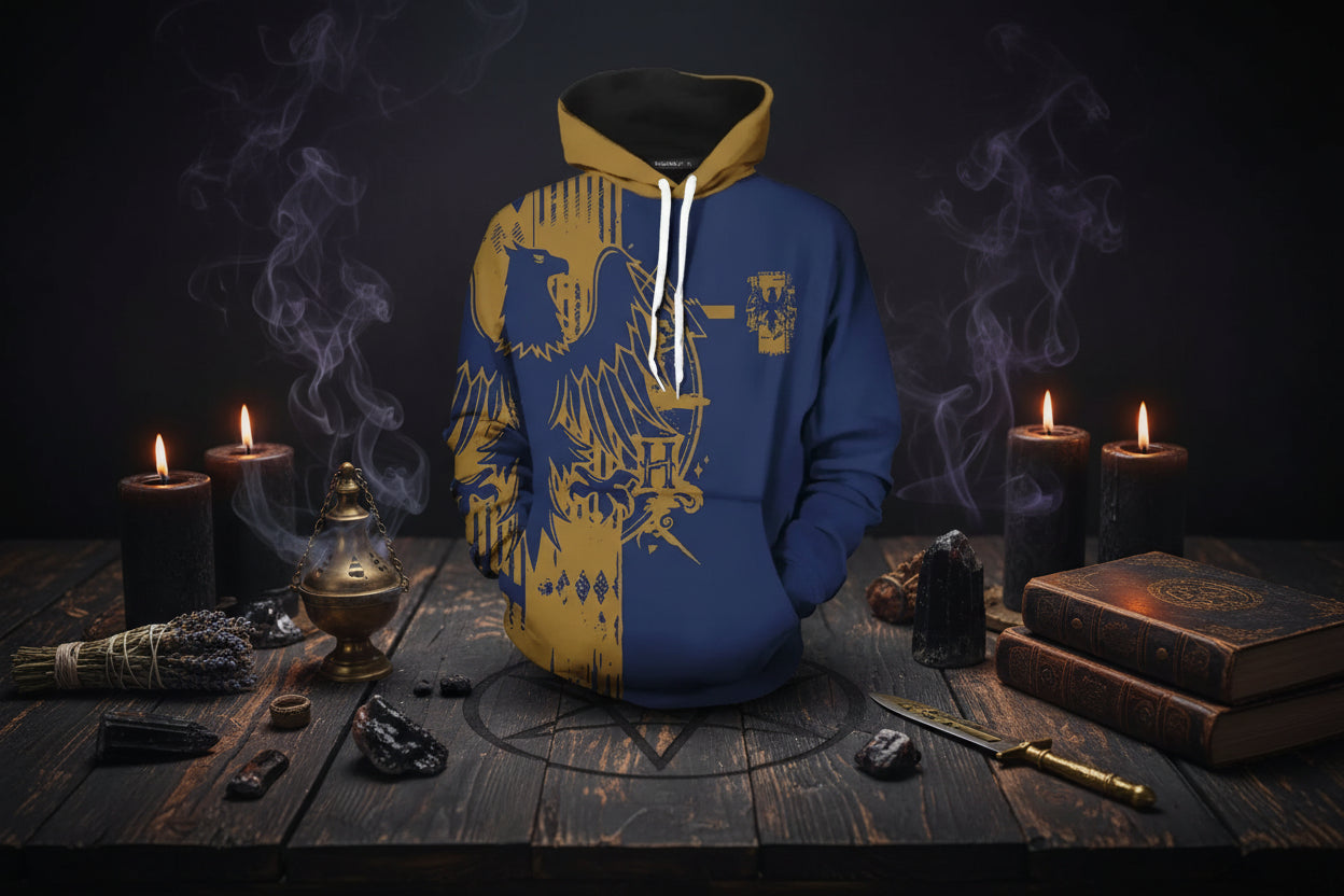 Wizarding Hoodie - Sorceress Sanctuary Red and yellow / XS-Red and yellow / S-Red and yellow / M-Red and yellow / L-Red and yellow / XL