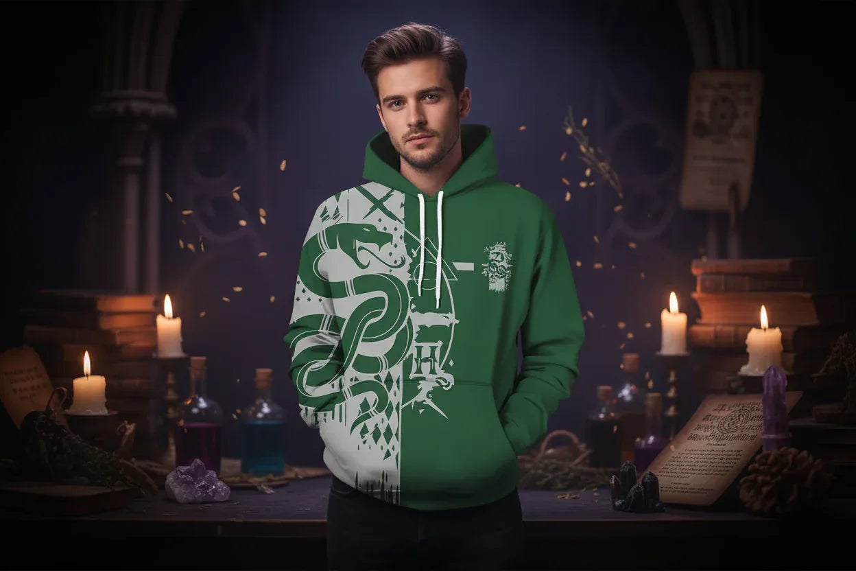 Wizarding Hoodie - Sorceress Sanctuary Red and yellow / XS-Red and yellow / S-Red and yellow / M-Red and yellow / L-Red and yellow / XL