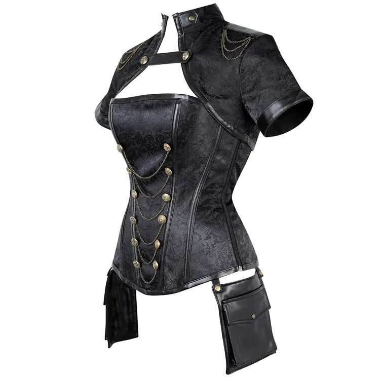 Gothic 4-Piece Corset Set