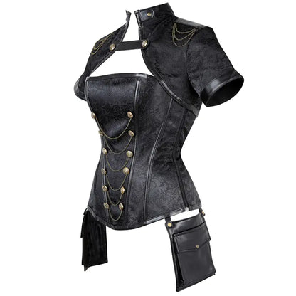 Gothic 4-Piece Corset Set