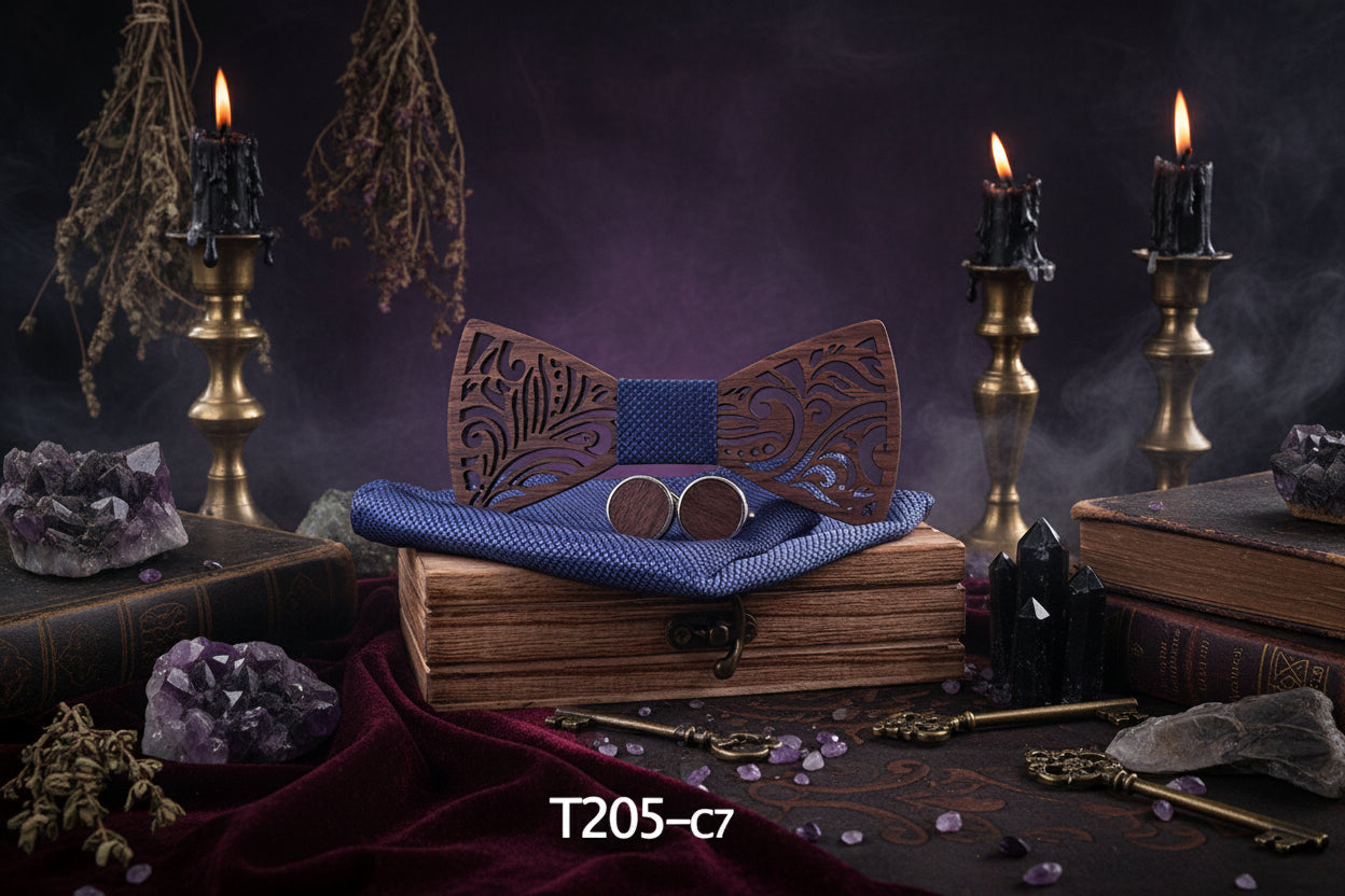 Wooden Bow Tie - Sorceress Sanctuary 1-2-3-4-5