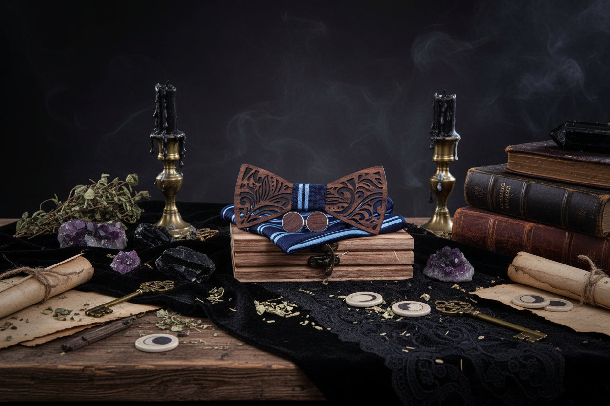 Wooden Bow Tie - Sorceress Sanctuary 1-2-3-4-5