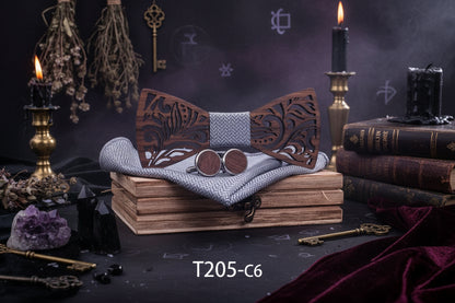 Wooden Bow Tie - Sorceress Sanctuary 1-2-3-4-5