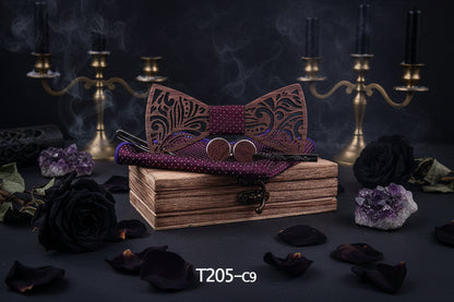 Wooden Bow Tie - Sorceress Sanctuary 1-2-3-4-5