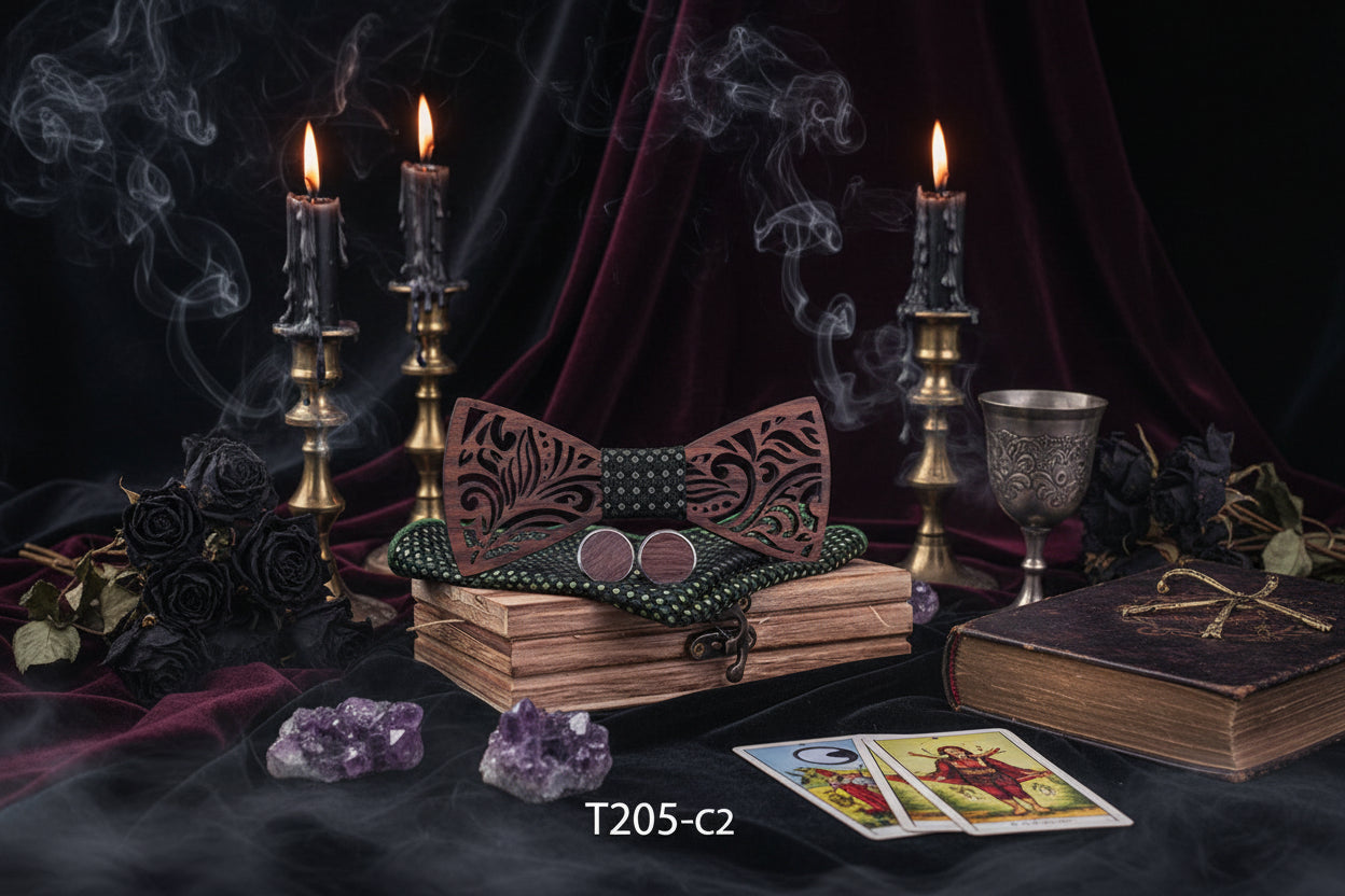 Wooden Bow Tie - Sorceress Sanctuary 1-2-3-4-5
