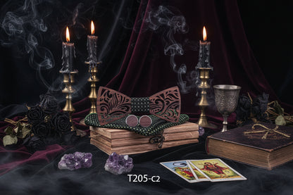 Wooden Bow Tie - Sorceress Sanctuary 1-2-3-4-5