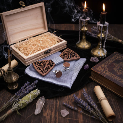 Wooden Bow Tie - Sorceress Sanctuary 1-2-3-4-5