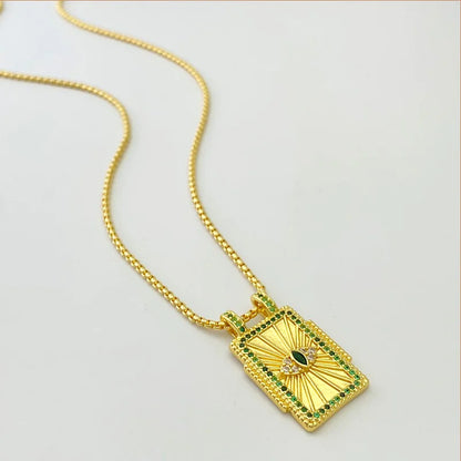 Gilded Tarot Pendant