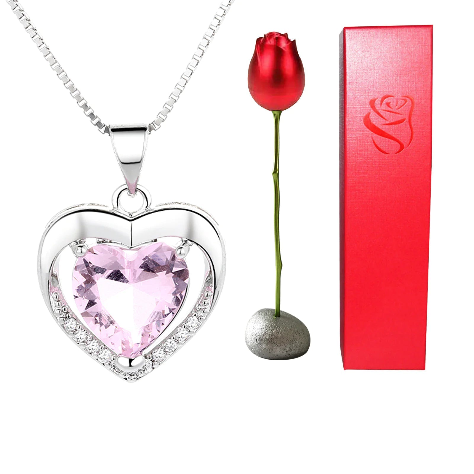 Heart Shaped Crystal Pendant Sorceress Sanctuary