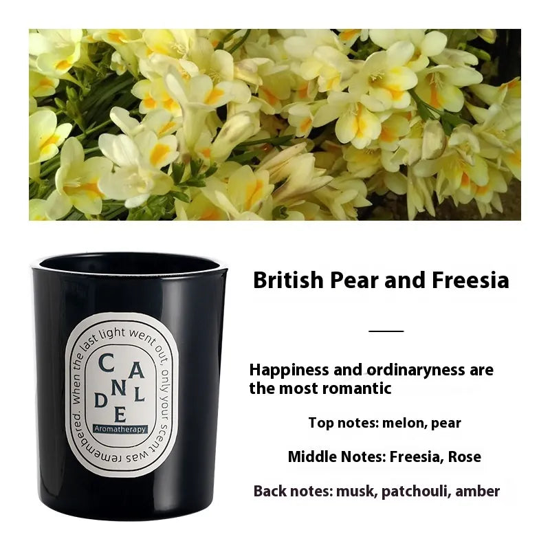 Aromatherapy Aura Candle Glass