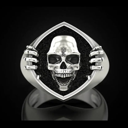 Vintage Punk Skull Ring