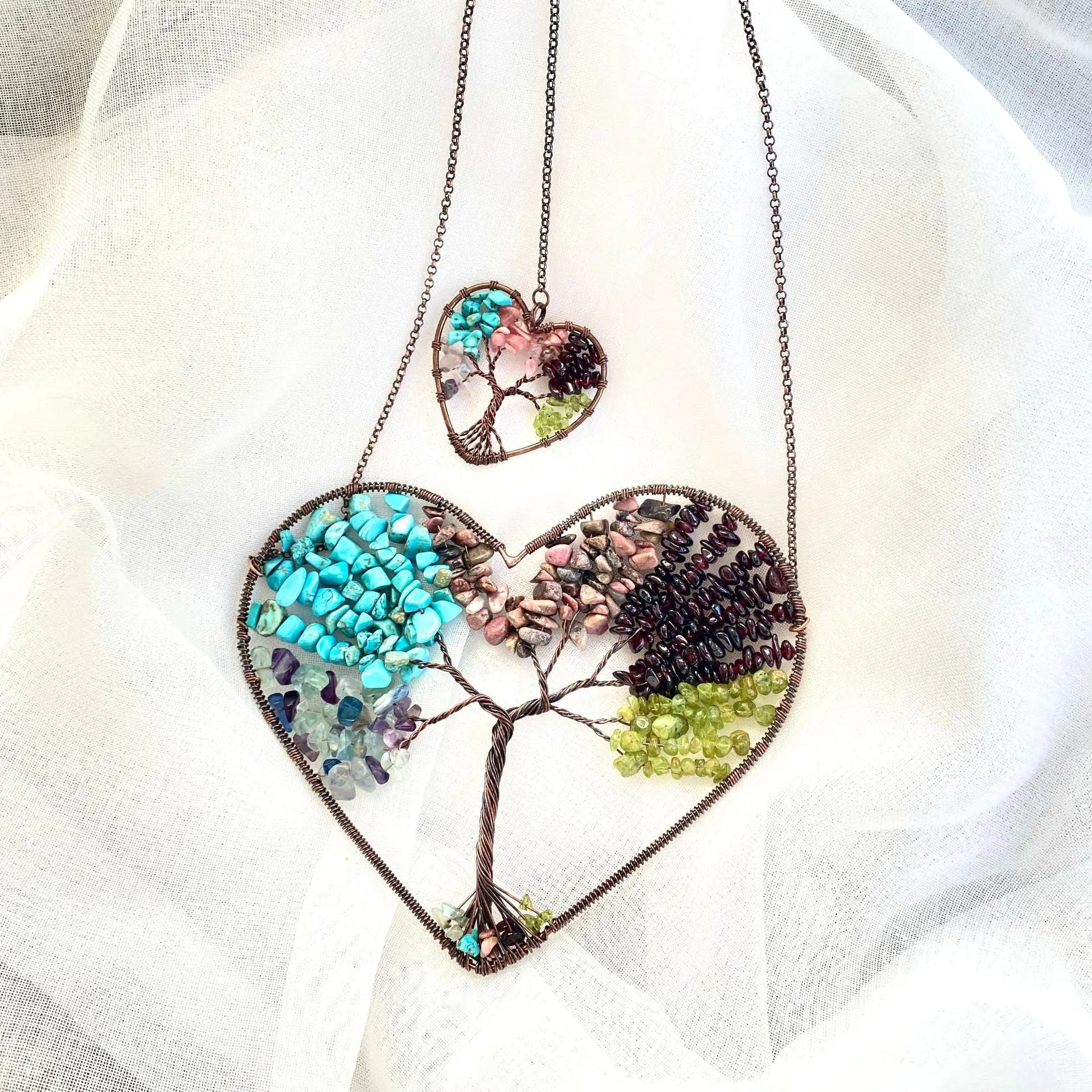 Crystal Heart Tree Of Life Dreamcatcher Sorceress Sanctuary