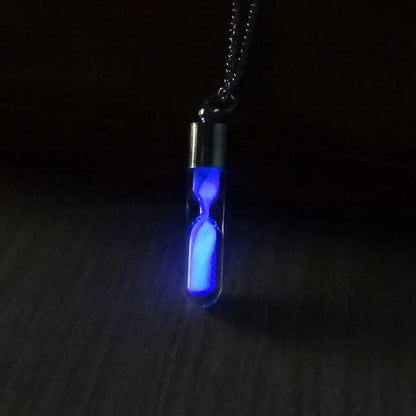 Glowing Hourglass | Crystal Necklace