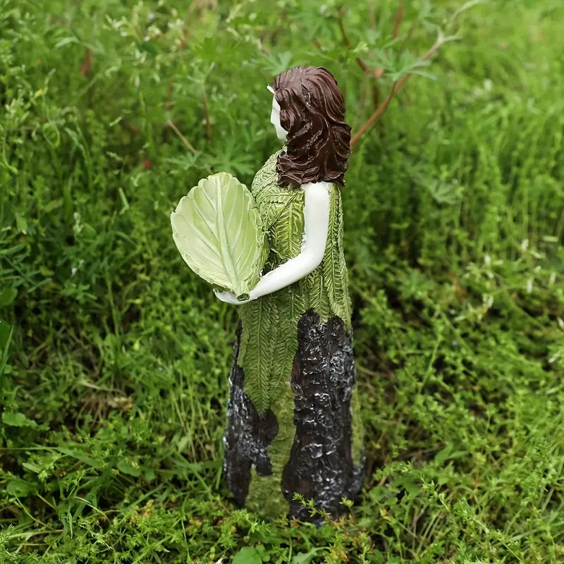 Fairy Statue Bird Feeder for Outdoor Home Decor Sorceress Sanctuary