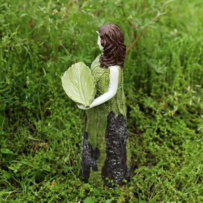 Fairy Statue Bird Feeder for Outdoor Home Decor Sorceress Sanctuary